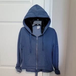 Victoria's Secret Pink Fur Lined Logo Hoodie- XS